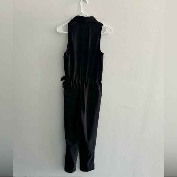 Rachel Roy Collection Black Sleeveless Belted Jumpsuit - Size 4 - NWT - Picture 3 of 7